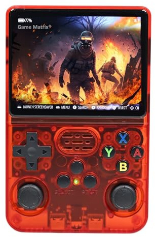 R36S Retro Handheld Video Game Console – up to 512GB, 100K Classic Games, Dual RAM Chips, 3.5 HD Screen, Linux OS, Fast Dispatch, QC Verified