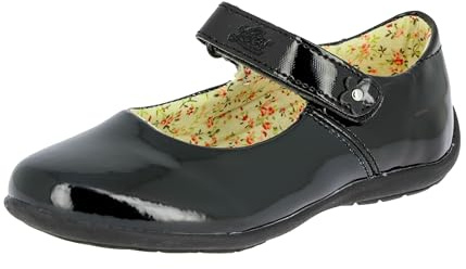 Lico Anna V Mädchen Durchgängies Plateau Ballerinas, Schwarz, 34 EU