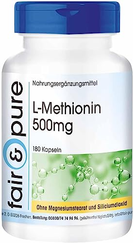 Fair & Pure® - L-Metionina 500mg - Vegan - 180 Capsule