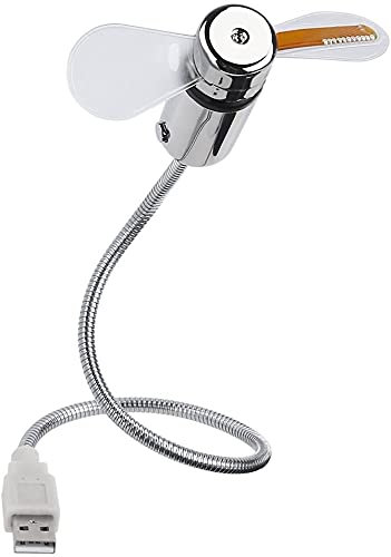 Ksrplayer® Flexible Message ventilateurs refroidisseur Alimenté par USB Programmable Edit Word pour PC portable ordinateur portable ordinateurs de bureau (couleur bleue)