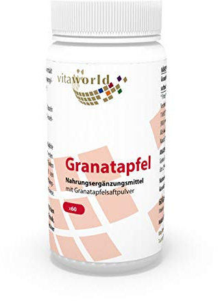 3er Pack Vita World Granatapfel 500mg 3 x 60 Kapseln Apotheken Herstellung