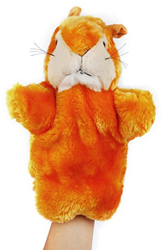 Andux Zone Tierhandpuppen aus Plüsch，Handpuppe Handspielpuppe Plüsch Puppe Mini Tier Cartoon Tiermotive Eichhörnchen (SO-03)