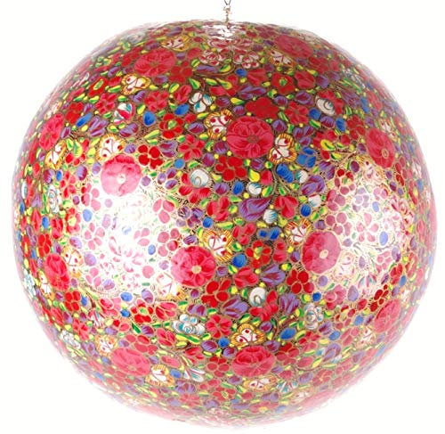 ETC große dekorative Dekokugel in traditioneller Lackmalerei ca. 23 cm Durchmesser