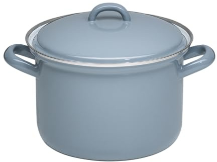 Generisk Riess, 0123-065, köttgryta med lock 18 cm, 2,5 l, Pure Grey, mejrat stål, grå, 1,307 kg, 18 cm diameter, 2,5 liter, 25,3 x 19,5 x 17,2 cm