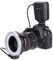 Lampe annulaire LED pour Appareil Photo, Lampe Universelle de Remplissage de Flash vidéo 5000K avec contrôleur de Flash et adaptateurs d'anneau pour 7D 5D MarkII 60D 50D 40D