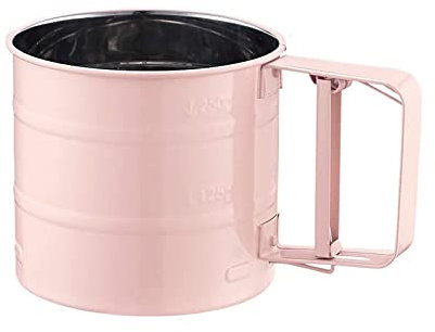 Flour Sifter, Baking Sifter Cup, Sifters for Baking, Flour Sieve with 24 Fine Mesh, Stainless Steel Handheld Bake Sieve Cup for Sugar, Flour, Coffee Powder