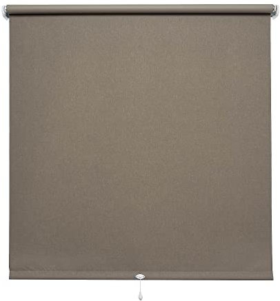Verdunkelungsrollo Springrollo Schnapprollo Rollo caffee Breite 60-200 cm Länge 130 cm Blickdicht Blickschutz (120 x 130 cm)