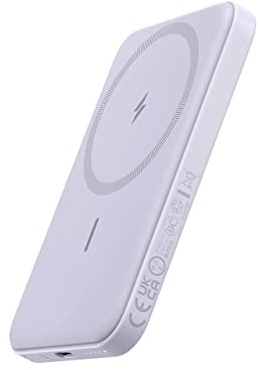 Anker Power Bank, 621 Magnetic Battery (MagGo), 5000mAh Magnetic Wireless Portable Charger with USB-C Cable, Only Compatible with iPhone 16/16 Plus/16 Pro/16 Pro Max, iPhone 15/14/13/12 Series