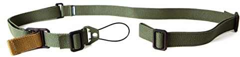 Blue Force Gear Standard AK Sling – 2 Point Tactical Sling with Quick Adjust Strap, Adjustable Duty Gun Sling for AK Platforms, Airsoft, Hunting, Tactical Training & Outdoor Accessories – OD Green
