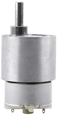Akozon DC 12V Reversible Elektromotor Untersetzung High Getriebemotor Getriebe mit Abtriebsachse 3,5/15/30/70 U/min, 37 mm (70 U/min) Zubehörersatz