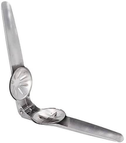 Tyenaza Schiaccianoci Clip per Castagne, Multifunzione Acciaio Inossidabile Elevata Durezza Croce Seghettata Design Sforzo Sicuro Leva di Risparmio Dado Noce Castagno Cracker Cutter