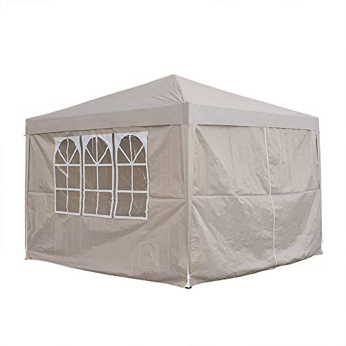 Pop Up Gazebo, Waterproof Pop Up Gazebo Marquee Garden Awning Party Tent CanopyPop Up Tent Garden Outdoor 2m/ 2.5m/3m