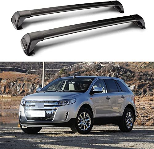 ADAPEY Dachträger, 2-teiliger Kreuzschienen-Dachträger, Dachgepäckträger - für Ford Edge SUV 2009 2010 2011 2012, Dachregal RelingträGer ZubehöR