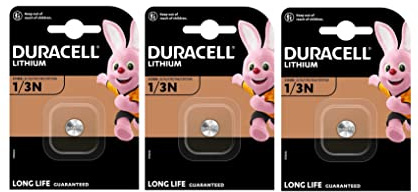 Duracell CR1/3N, CR11108, Lithium 6V - 3 Batterien
