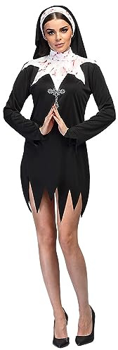 Boland 79213 - Disfraz de Monja Sangrienta para Adulto, Talla M, Disfraces de Carnaval de Mujer, Disfraz de Terror para Halloween o Carnaval