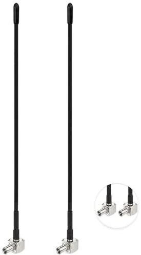 Vecys 2PCS 4G LTE Antenna 3dbi Mini Frusta Morbida Esterna TS9 Antenna Compatibile con 4G LTE Mobile Hotspot MiFi Router Cellular Mobile Broadband Modem USB Modem