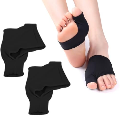 Tutore Alluce Valgo Correttore, Divaricatore Alluce Valgo, Separatore Dita Piede per Giorno Notte, Regolabile Correttore Dei Piedi, Distanziatore Dita Piedi Valgo con Protezione Silicone Gel e Panno