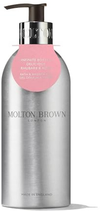 Molton Brown Delicious Rhubarb & Rose Bath & Shower Gel Infinite Bottle 400 ml