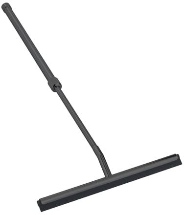 WENKO Mopa de Baño Telescópica Negra Negro