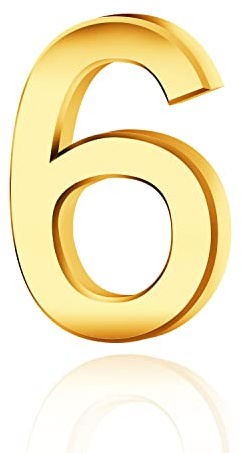 Lotsdonxia Self-Adhesive 3D House Numbers 0-9, Waterproof ABS Door Number Stickers, Modern Mirror Finish Address Numbers for House, Flat, Hotel Room, Mailbox, Office & Street Sign