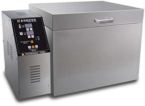 Kaffeeröster -Maschine Elektrobohne Röster Edelstahl - 4000 g, Timing -Temperatur einstellbar, zum Backen von Kaffee, Kastanie, Erdnüssen, Getreide