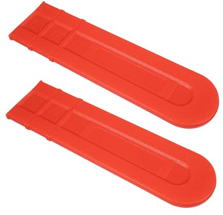 TOYANDONA Lot de 2 Housses de Protection pour Guide-chaîne et Barre de Tronçonneuse, 39 Cm, Plastique Robuste, Accessoires de Jardinage, Protection Anti-Rayures, Transport Sécurisé