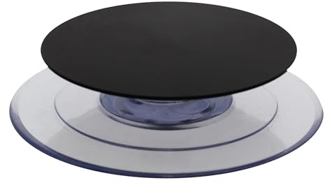 EUROLIGHT Ventosa con Placa Metálica Baliza V16 Soporte Fijación por Succión para Techo de Cristal Aluminio o Fibra Compatible con Tesla y Vehículos sin Superficie Metálica Fijación Segura