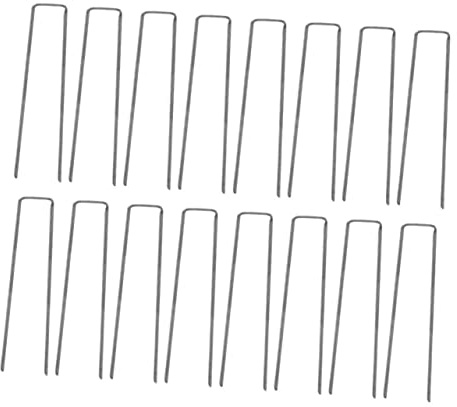Toddmomy 50piezas Clavos para Césped Artificial Tipo u Grapas para Jardinería De Estacas De Jardín Resistentes para Césped y Paisajismo Exterior