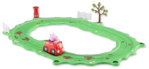 Peppa Pig Whizz Around Peppa’s Little Red Car Set, Motorised Vehicles, Track Toys, Pre-school Toys