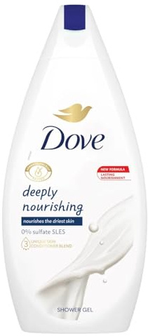 Confezione da 6 – DOVE crema doccia – Deeply Nourishing (Nutrition Intense) – 450 ml
