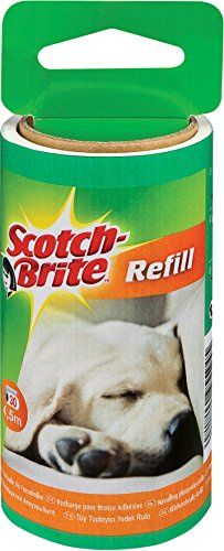 Scotch-Brite 837RP-30 Ersatzrolle für Tierhaar-Fusselroller, Ersatzrolle 30 Blatt (4er Set)