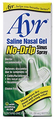 AYR Saline Nasal Gel Spray .75oz by Ascher B.F.and Company INC.