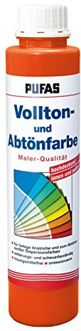 PUFAS Vollton- und Abtönfarben orange 0,75 Liter