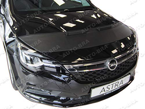 AB-01000 Auto-Bra kompatibel mit Opel Astra K 2015-2022 Haubenbra Steinschlagschutz Tuning Bonnet Bra Motorhaubenschutz