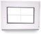 JeCo Sprossenfenster Kellerfenster Garagenfenster - BxH:1200 x 700 mm - DIN Rechts - 2-Fach Verglasung - 60 mm Profil