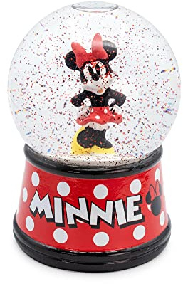 Disney Minnie Mouse Leuchtende Schneekugel zum Sammeln, 15,2 cm, Rot, Einheitsgröße