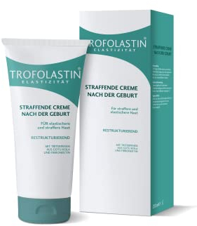 TROFOLASTIN Straffende Creme nach der Geburt - rekonstruierende und regenerierende Creme für straffere und elastischere Haut nach der Schwangerschaft - 1 x 200 ml