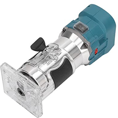 Wireless Woodworking Router, Wood Cutting Machine Router with Comfortable Grip Brushless for Office Building