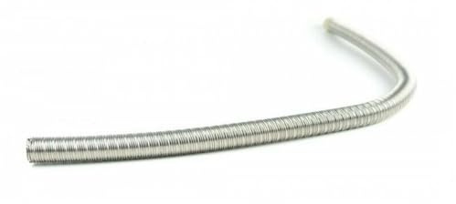 Abgasrohr Abgasschlauch 22mm 24mm 30mm 38mm 2-lagig rostfreier Stahl INOX für Standheizung Dieselheizung Notstromaggregat Stromgenerator Stromerzeuger (38mm (Länge: 1m))