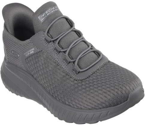 Skechers Damen Hands Free Slip Bobs Squad Chaos-in Color Sneaker, Oliv/Blatt für Mich (Leaf It to Me), 39 EU