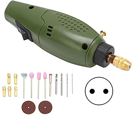 Mavaol Mini Electric Mühle Set Rotary Tool Kit, schnurloser Gravur -Stiftbohrer, leistungsstark und leicht, für DIY Crafting Jewelry Holzglas Metall Keramik