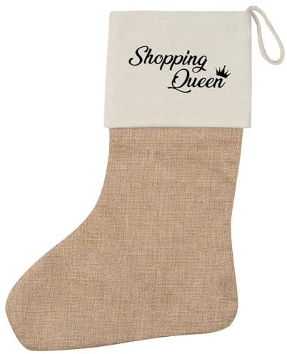 Huuraa Weihnachtsstrumpf Shopping Queen Geschenk