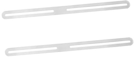 UKCOCO 2piezas Inoxidable Ajustables Para Fijación De Buzones Vallas o Puertas Soporte Para Instalación Segura y Estable