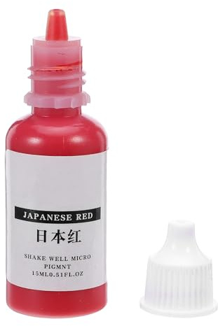 CTIRCHIU Pigment Lippenkontur Eyeliner Farbe Hohe Pigmentkonzentration Japanischrot für Hauttypen Selbstgemacht Tattoo Zubehör