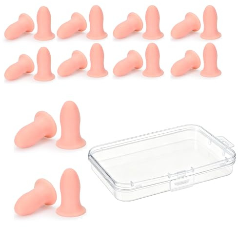 10 Pairs Professional Ear Plugs for Sleep, 36dB Noise Cancelling Memory Foam, Portable Case, for Snoring Blocking, Flying, Studying, Work