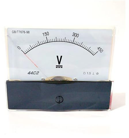 Amperometro analogico 44c2 Voltmetro DC analogico pannello puntatore voltmetro DC(1V)