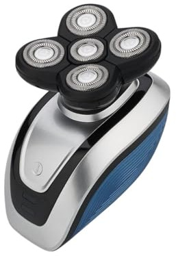 LALADEFIEE Rasoio Elettrico Rasoio Barba e Chioma Uomo 5 Testine Galleggianti 4D IPX6 Ricaricabile USB per Rasatura Intelligente e Precisa