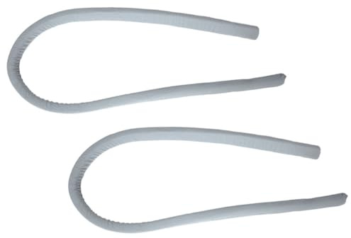FRCOLOR Relleno para Colchón Tamaño Twin de 2 Piezas para Cabecera de Cama, Cuña Gris de Tela Antideslizante para Espacios Entre Colchón y Marco, Adecuado para Dormitorio y Cama