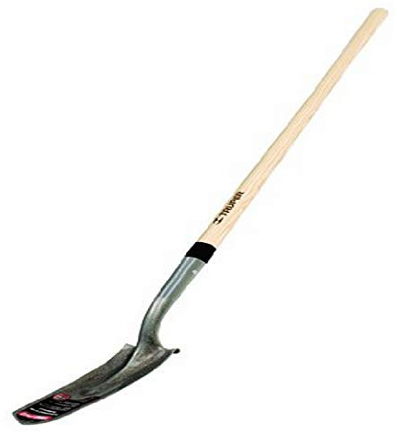Truper 31347 Tru Pro 47-Inch Trenching Shovel, 4-Inch Blade, Ash-Wood Handle