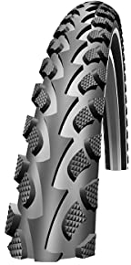 Schwalbe Land Cruiser Fahrradreifen – Drahtreifen mit K-Guard Pannenschutz – All-Terrain Profil – Für Trekking-, City- & E-Bikes – Schwarz